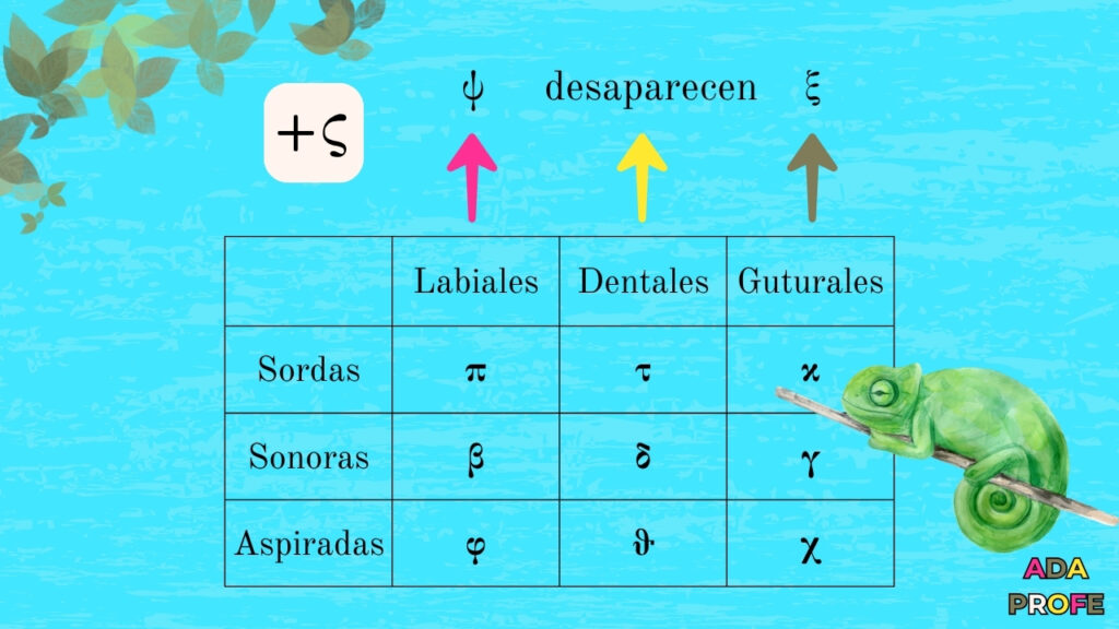 griego antiguo tercera declinación